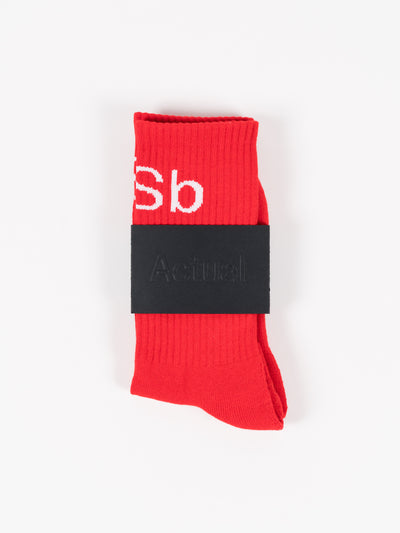 ASbRL Socks Red