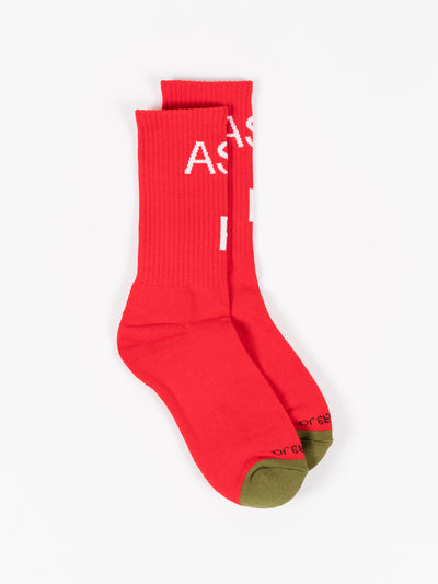 ASbRL Socks Red
