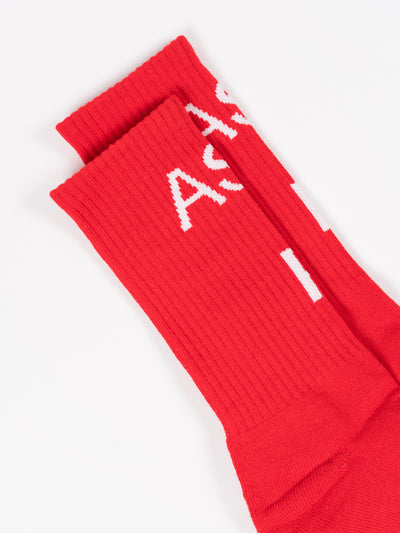 ASbRL Socks Red