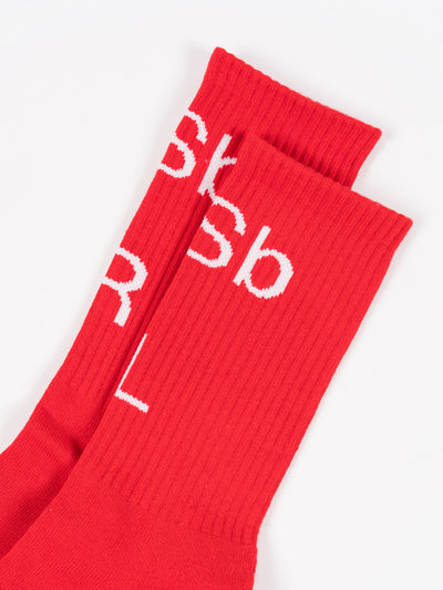 ASbRL Socks Red