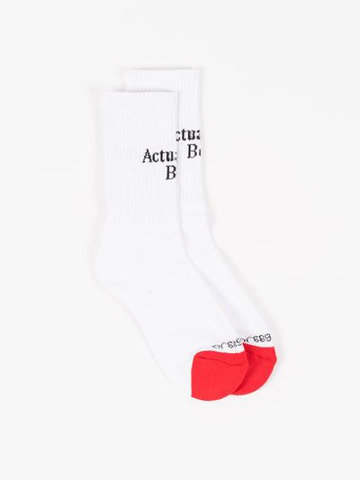 ASb Socks White