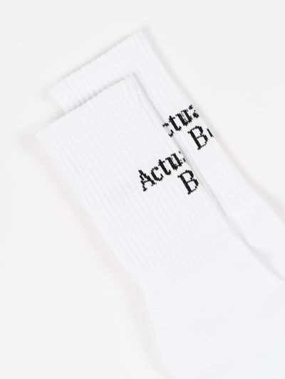 ASb Socks White