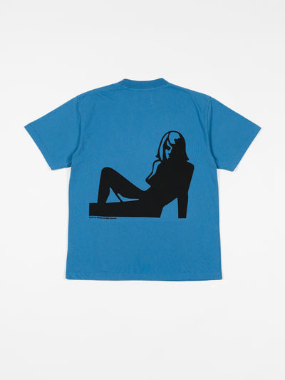 AW25 SS Tee Washed Blue