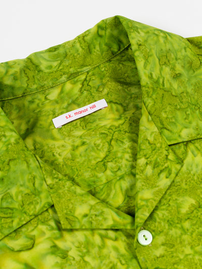 Aloha Shirt Green Marble