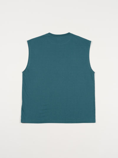 Athletic Sleeveless Tee Cerulean
