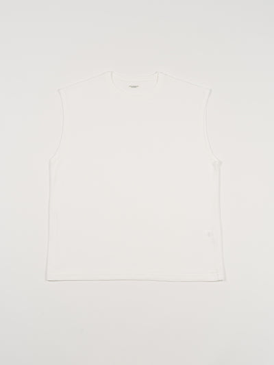 Athletic Sleeveless Tee Off White