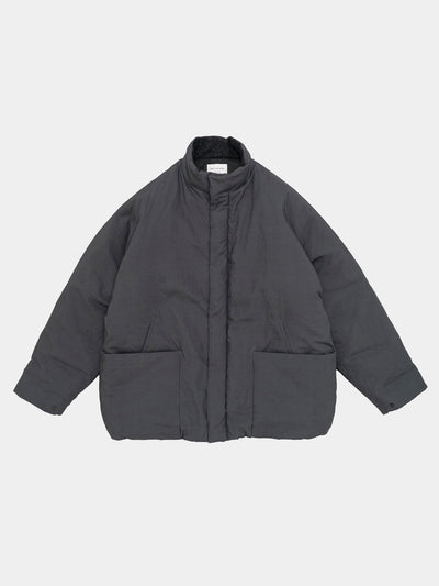 Dolman Sleeve Padded Blouson Slate Blue