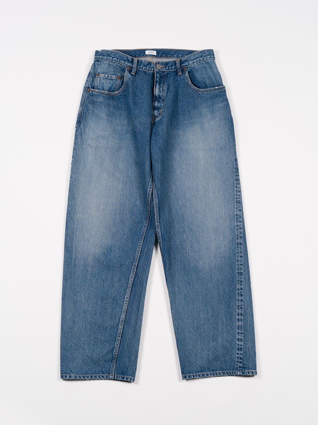 Baggy 5 Pocket Pants Medium Dark Blue Damage | Pants | Meridian
