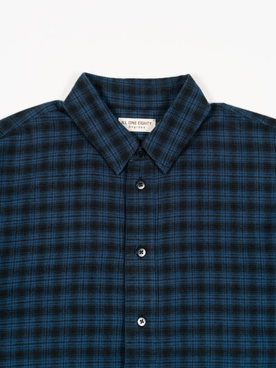 Box Pleat Shirt Navy