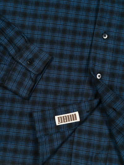 Box Pleat Shirt Navy