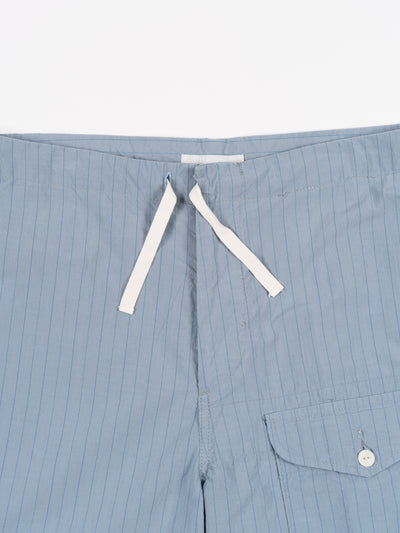 British Army Easy Shorts Blue Stripe
