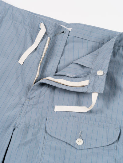 British Army Easy Shorts Blue Stripe