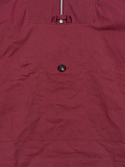 British Dry Oilskin Anorak Burgundy