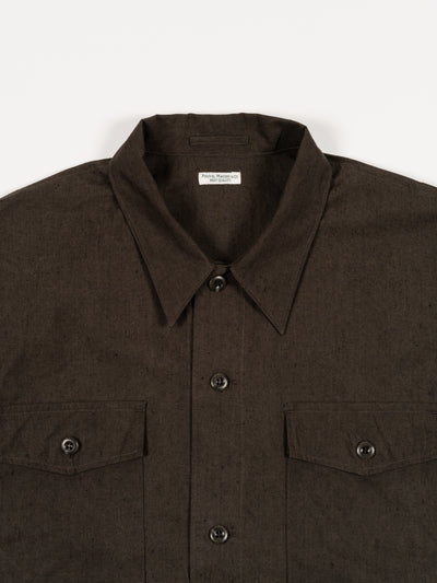 C/L SS Shirt Jacket Sepia