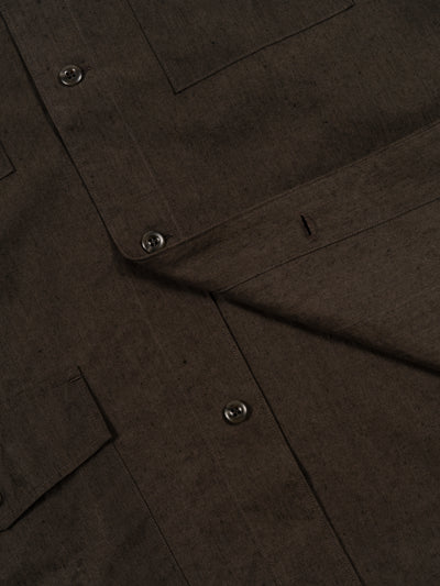 C/L SS Shirt Jacket Sepia