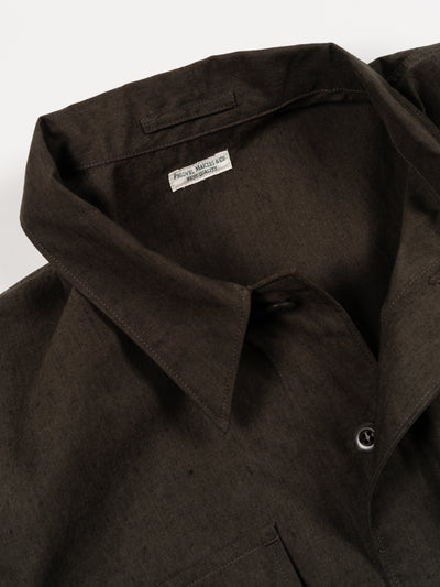C/L SS Shirt Jacket Sepia