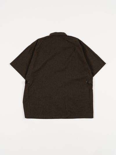 C/L SS Shirt Jacket Sepia