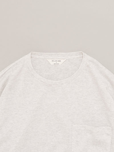 Loose Pocket Long Sleeve Light Grey