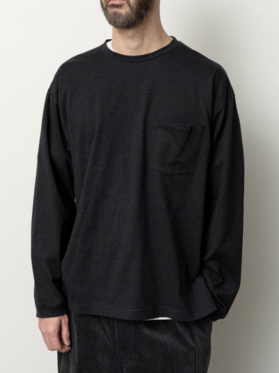 Loose Pocket Long Sleeve Light Grey