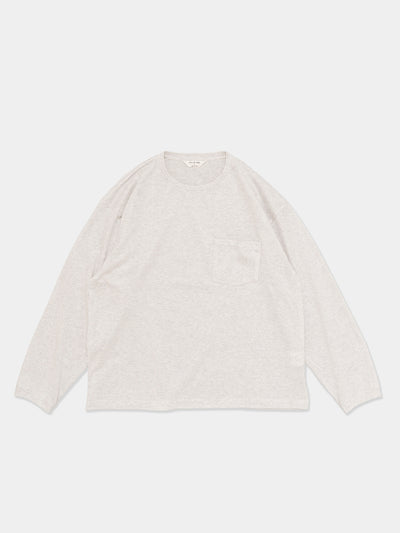 Loose Pocket Long Sleeve Light Grey
