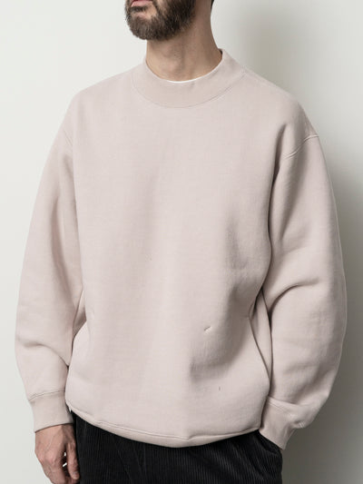 Fleece Pullover Grey Navy