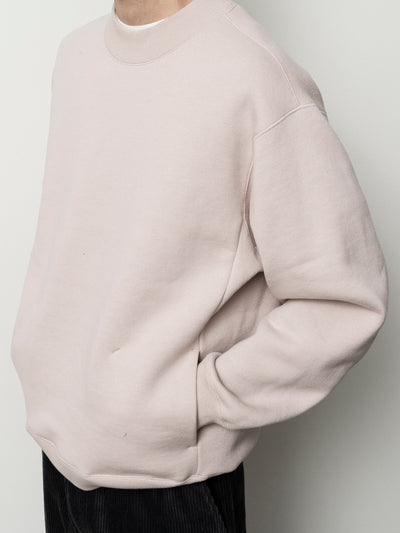 Fleece Pullover Grey Navy