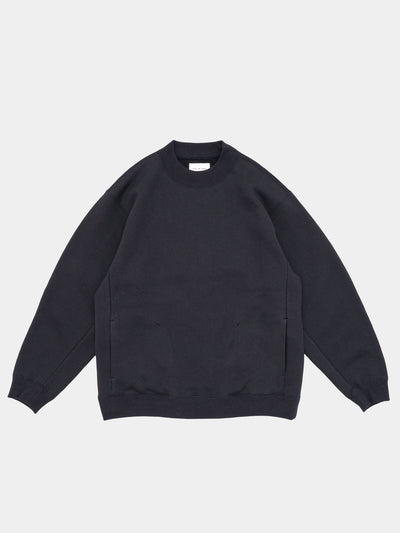 Fleece Pullover Grey Navy