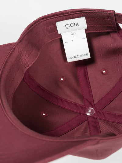 Chino Cloth Cap Wine