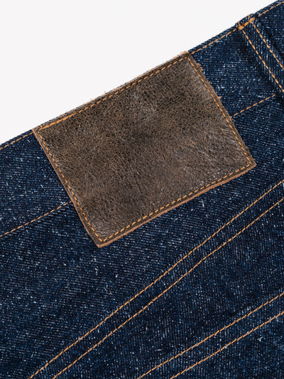 Cotton Silk Denim Pant Blue