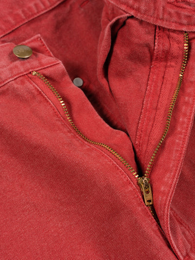 Dad's Fit Oxford Painter Pants Red