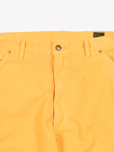 Dad's Fit Oxford Painter Pants Yellow