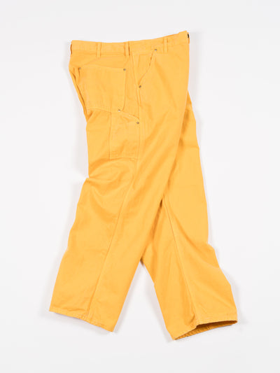 Dad's Fit Oxford Painter Pants Yellow