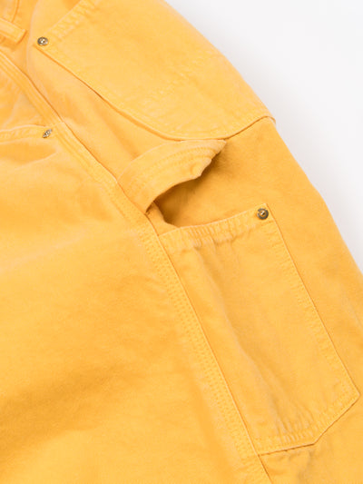 Dad's Fit Oxford Painter Pants Yellow