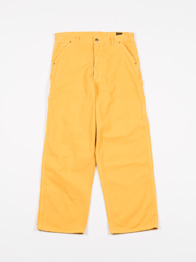 Dad's Fit Oxford Painter Pants Yellow