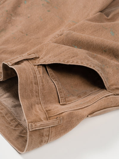 Denim Painter Trousers Brown Painted