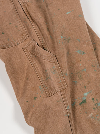 Denim Painter Trousers Brown Painted