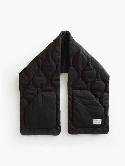 EQ-120 Quilted Scarf Obsidian
