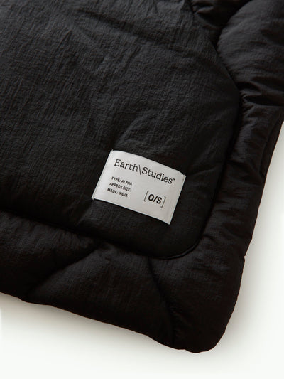 EQ-120 Quilted Scarf Obsidian