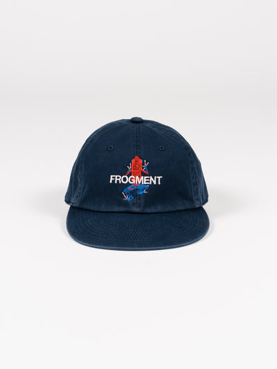 'FROGMENT DESIGN' Cap Washed Navy