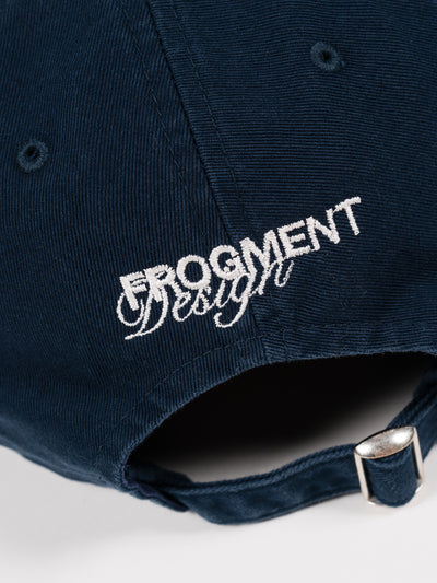 'FROGMENT DESIGN' Cap Washed Navy