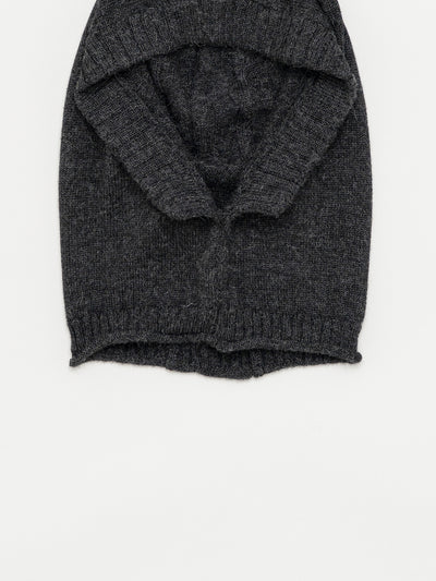 Knitted Head Warmer Charcoal