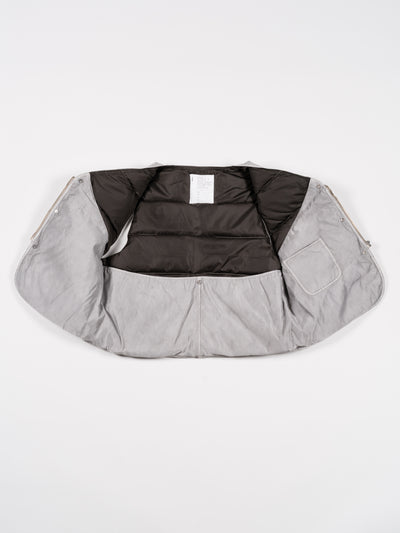 Hand-Dyed Hunting Down Vest Gray