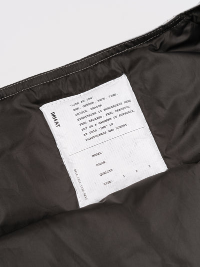 Hand-Dyed Hunting Down Vest Gray