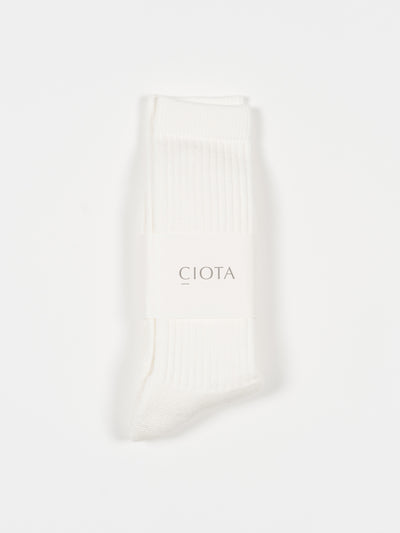 Heavy Weight Pile Socks Ivory