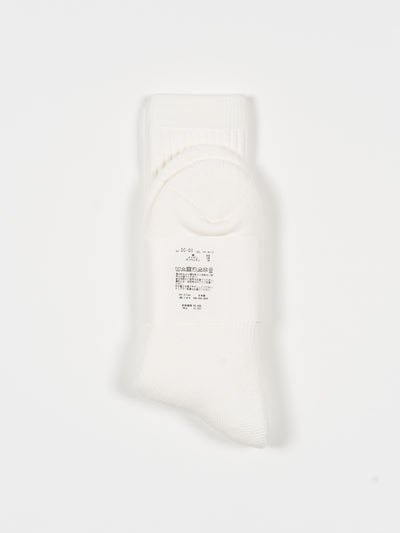 Heavy Weight Pile Socks Ivory