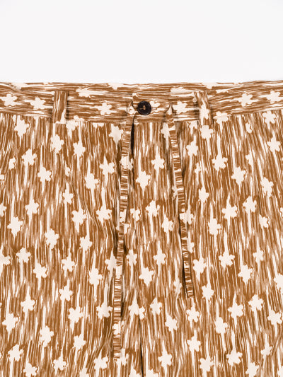 Ikat Flower Cargo Pants Autumn