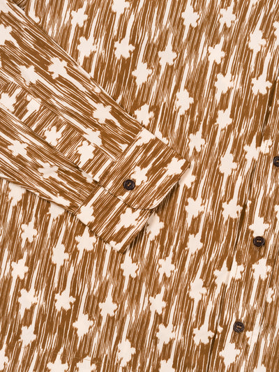 Ikat Flower Players Shirt Autumn