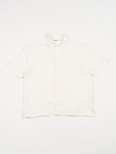 Irish Linen August Shirt Ecru