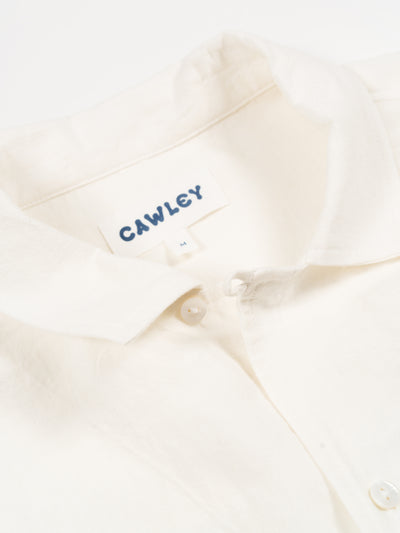 Irish Linen August Shirt Ecru