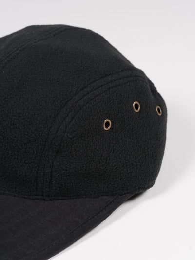 Jagged Edge Mountain Gear x Ill One Eighty Mid-Bill Fleece Cap Black